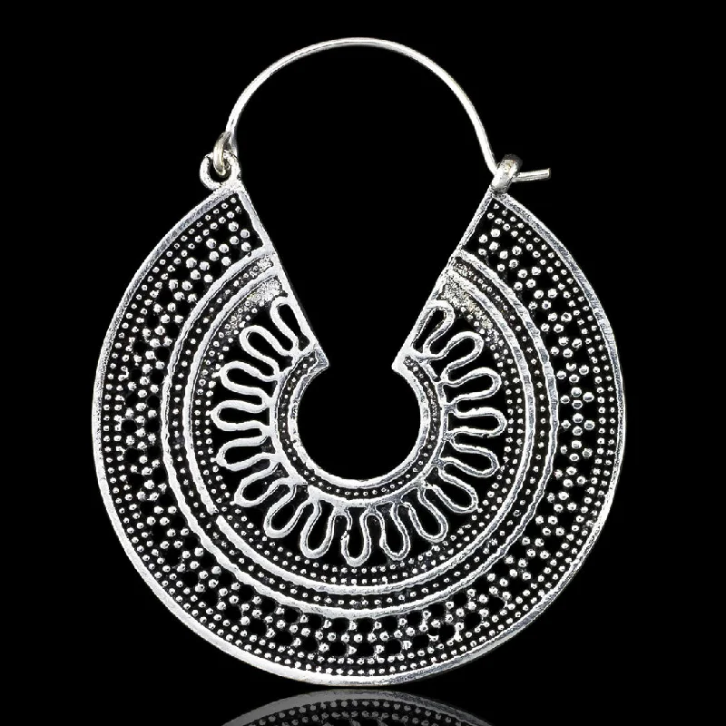 Luxury Handcrafted Jewelry For Elegant Looks <span>ASE-341<span>: </span></span>Sanjati Hoops