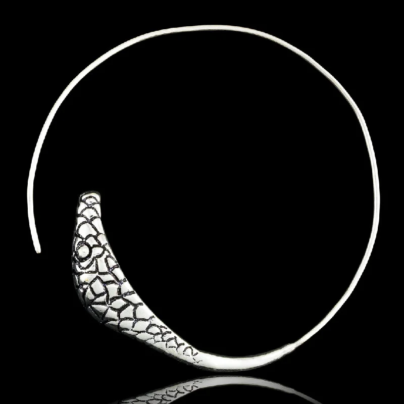 Luxury Jewelry Sale – Sparkle For Less <span>ASE-904<span>: </span></span>Snake Hoops