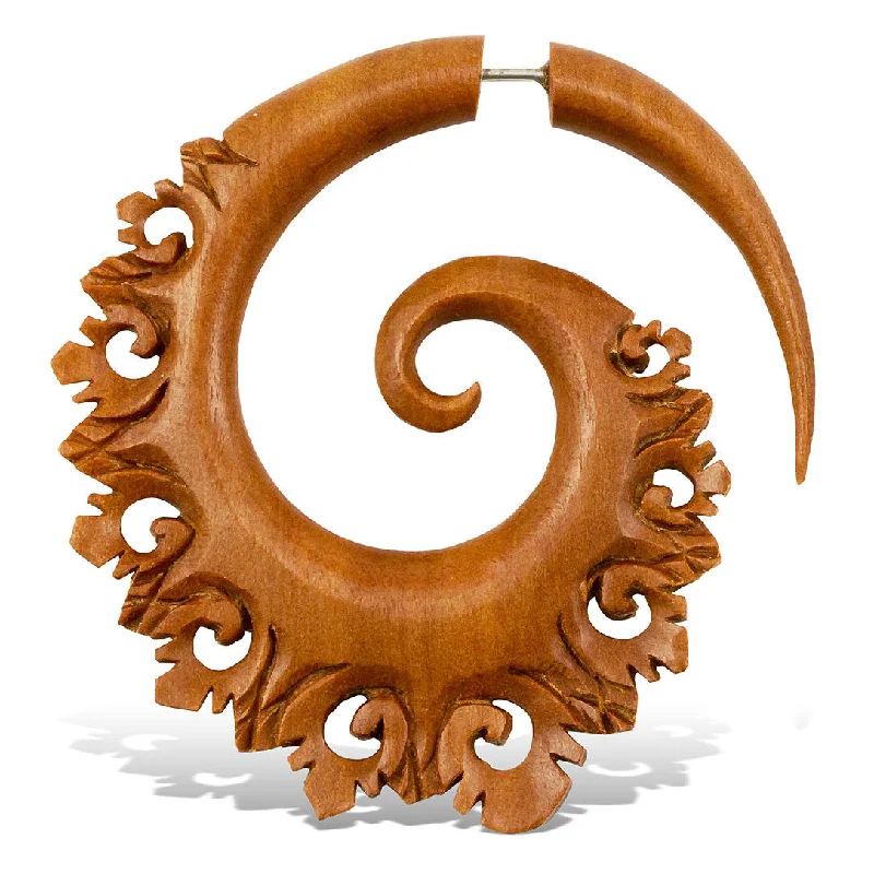 Exclusive Jewelry Offers – Sparkle For Less <span>EFW-383<span>: </span></span>Sanur Hooks - Wood