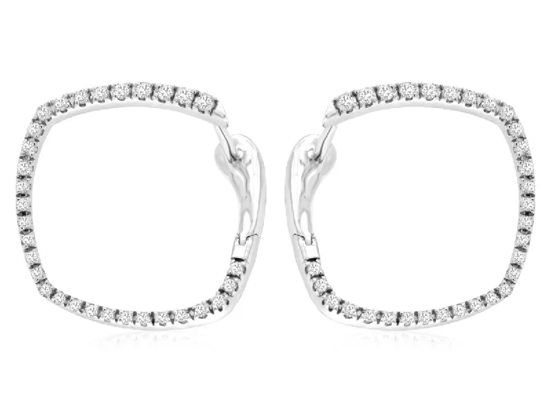 The Ultimate Jewelry Sale – Shop Premium Styles Square Shaped Diamond Hoop Earrings