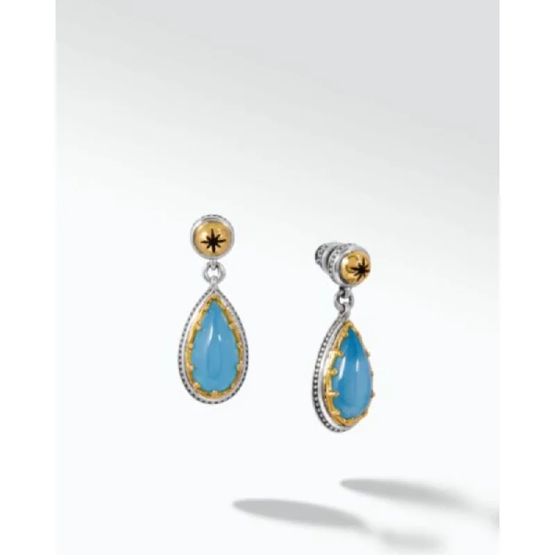 Shop Dazzling Jewelry At The Best Prices Konstantino Aurora Pear Shape Aqua Doublet Earrings