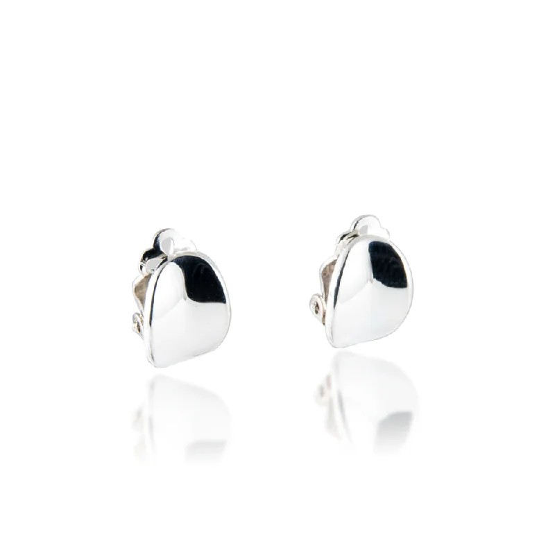 Grab Exquisite Jewelry At The Lowest Prices Sterling Silver Small Bent Chip Earrings
