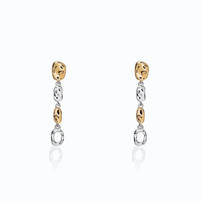 Final Call For Exquisite Jewelry At Reduced Rates Tane Two-Tone Caminos Earrings