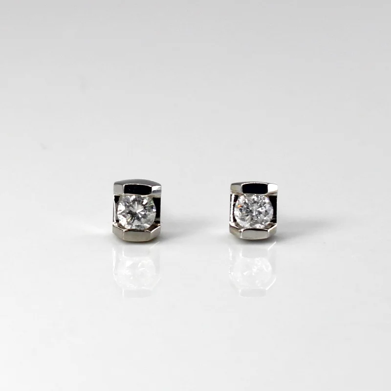 Elevate Your Jewelry Collection With Limited-Time Savings Tension Set Diamond Studs | 0.22ctw |