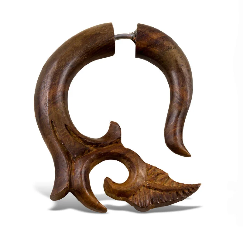 Shop Modern Jewelry Collections With Exclusive Discounts <span>EFW-320<span>: </span></span>Leaf Tip Curls - Wood