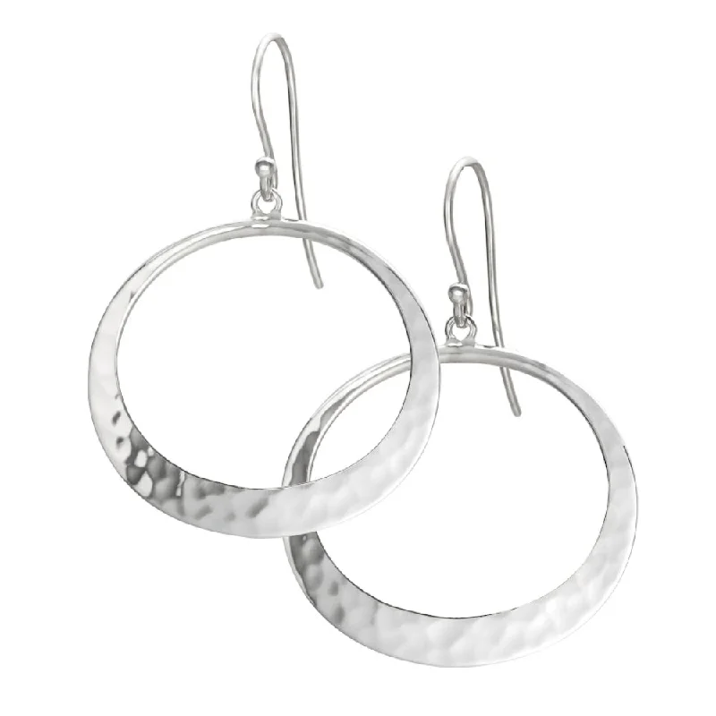 Unique Jewelry Designs Now At Discounted Rates Toby Pomeroy Eco Silver Eclipse Hoops on Wires