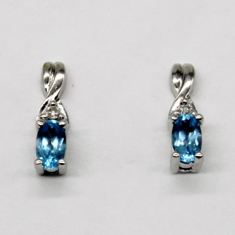 Exclusive Gemstone Jewelry Markdowns – Shop Now Topaz & Diamond Earrings | 0.40ctw, 0.02ctw |