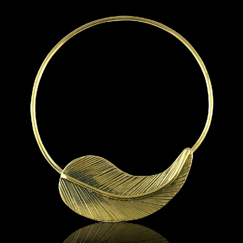 Stunning Jewelry At A Fraction Of The Price <span>BRE-332<span>: </span></span>Autumn Leaf Hoops