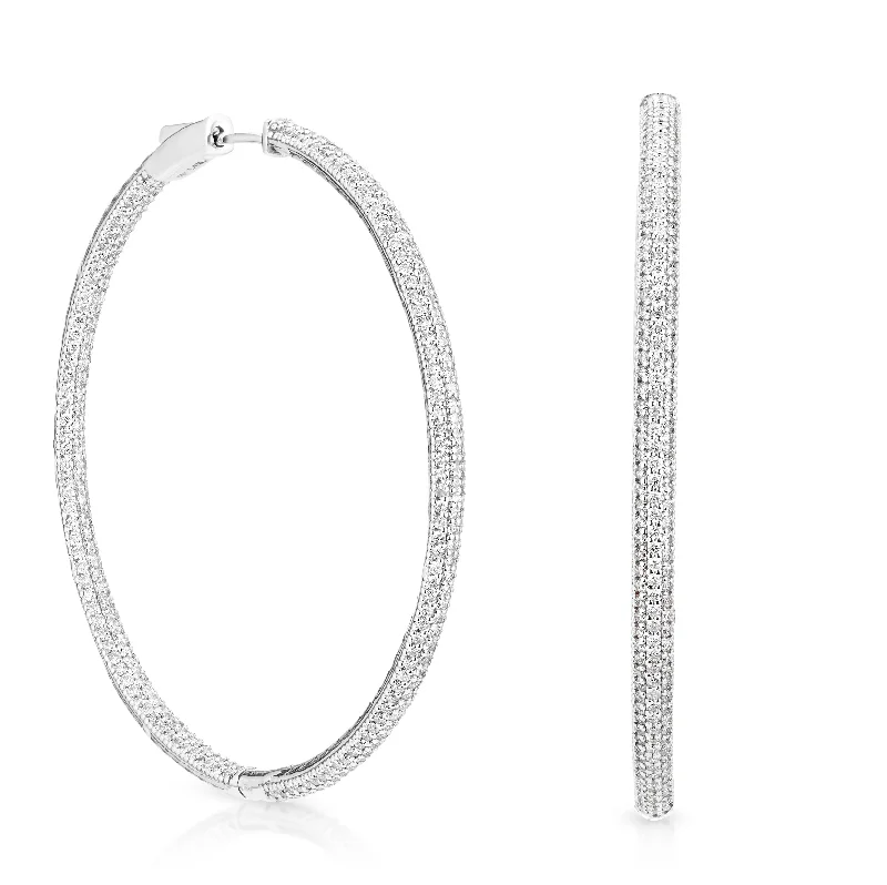 Seasonal Jewelry Clearance – Best Styles At The Lowest Prices Triple Row Infinity Hoops