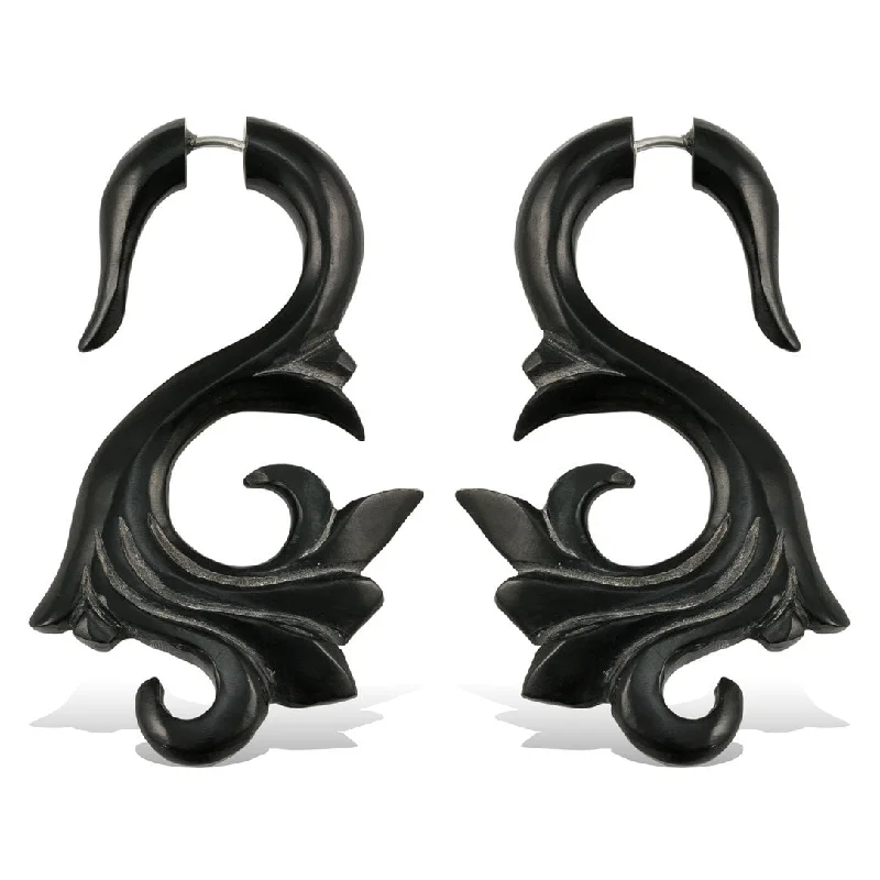 Luxury Handcrafted Jewelry For Elegant Looks <span>EFH-817<span>: </span></span>Tropic Curls - Horn
