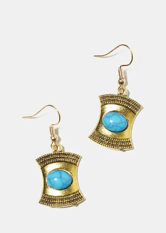 Flash Jewelry Sale – Get Stunning Pieces At Low Prices Turquoise Square Earrings
