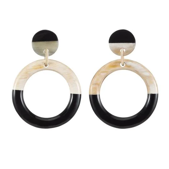 Flash Sale On Stunning Jewelry – Don't Miss Out Two Tone Horn Circle