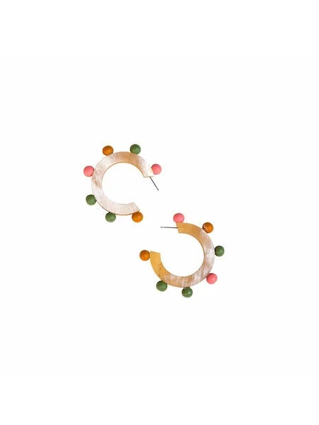 Limited Stock On Premium Jewelry At Low Prices Rainbow Bead Hoop