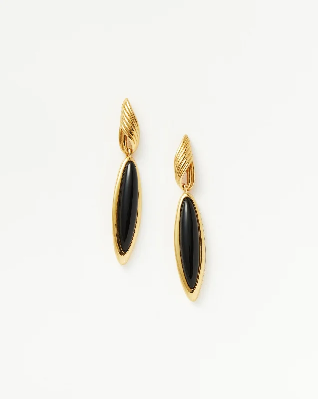Bold And Beautiful Jewelry Now At Irresistible Prices Wavy Ridge Gemstone Double Drop Earrings