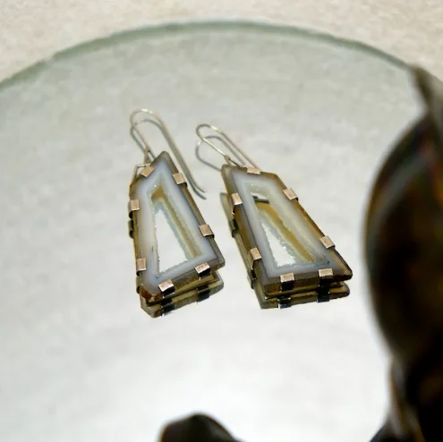Flash Jewelry Sale – Get Stunning Pieces At Low Prices White Agate Drusy Earrings