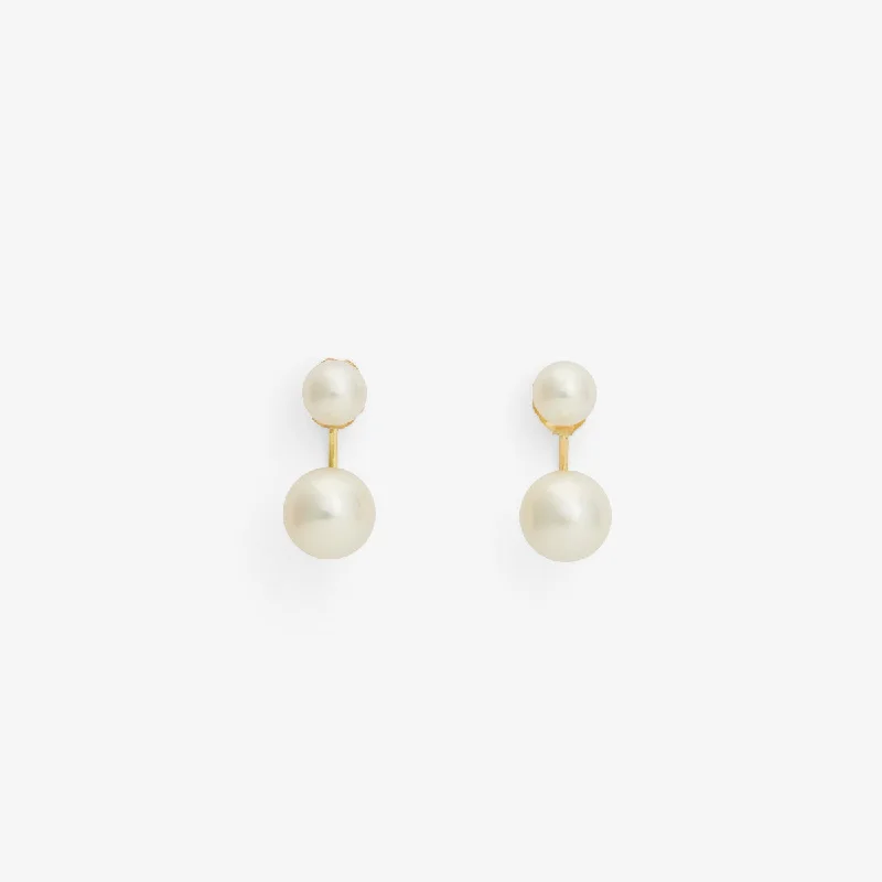 Flash Sale On Stunning Jewelry – Don't Miss Out White Pearl Sister Studs | E7002P
