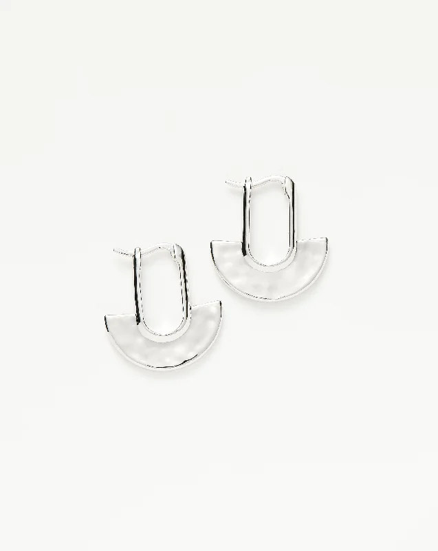 Versatile Layering Jewelry For Effortless Chic Zenyu Fan Small Hoop Earrings