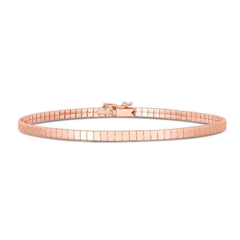 Get The Sparkle You Love At Prices You Adore 14K Brick Omega Bracelet