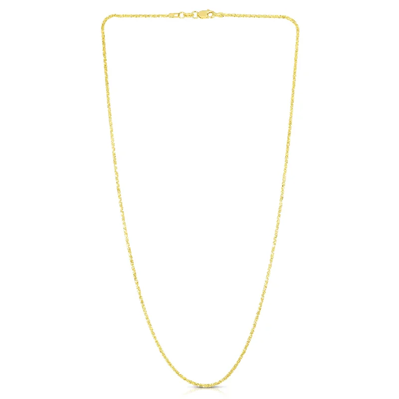 Elegant Jewelry, Affordable Luxury – Shop Now 14K Gold 1.5mm Sparkle Chain