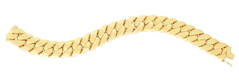 The Perfect Jewelry Piece At The Perfect Discount 14K Gold 14mm Miami Cuban Bracelet