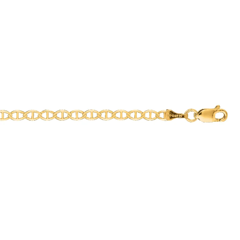 Timeless Elegance Now At Special Discounts 14K Gold 3.2mm Mariner Chain