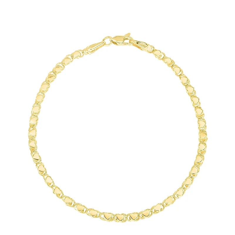 Elegant Jewelry At Unbeatable Offers – Shop Before It's Gone 14K Gold 3mm Heart Chain