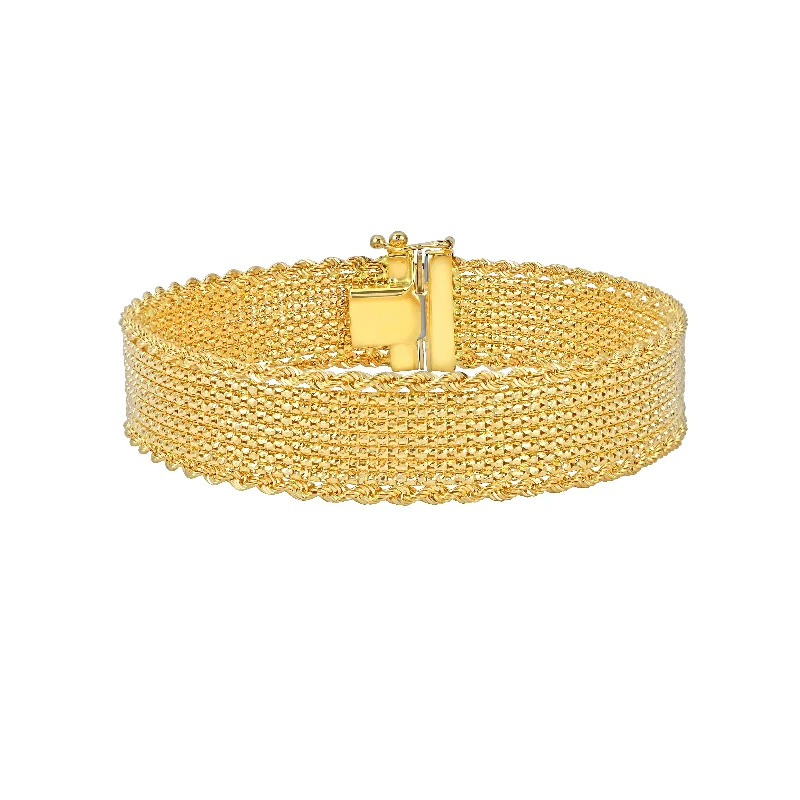 Elevate Your Jewelry Collection With Limited-Time Savings 14K Gold Cleopatra Bracelet
