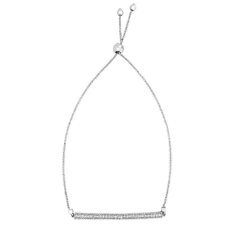 Luxury Jewelry Sale – Elegant Styles At Unbeatable Prices 14K Gold Diamond Bar Friendship Bracelet