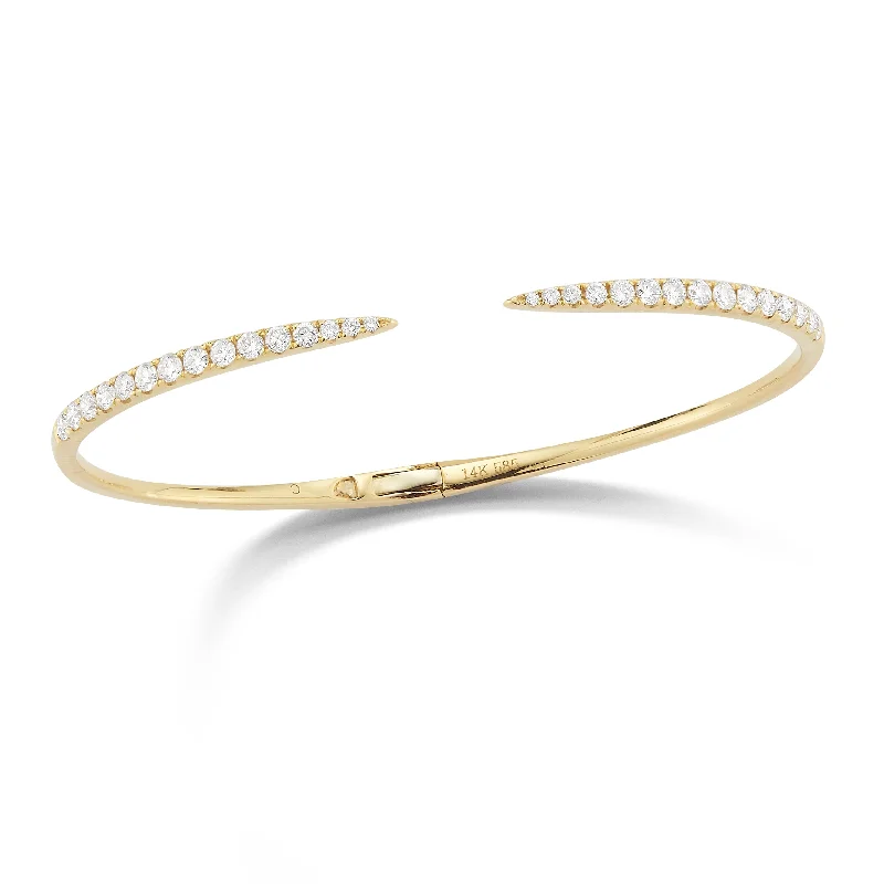 Flash Sale On Elegant Jewelry – Don't Miss Out Diamond Claw Cuff Bracelet