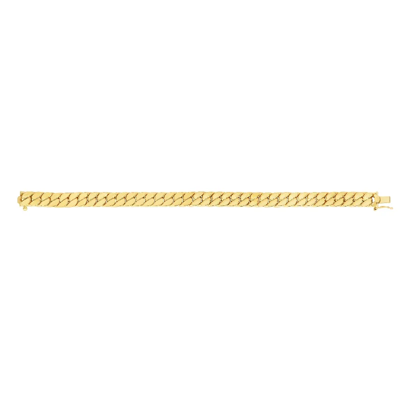 Buy More, Save More On Stunning Jewelry Pieces 14K Gold Maschio Skinny Modern Curb Bracelet