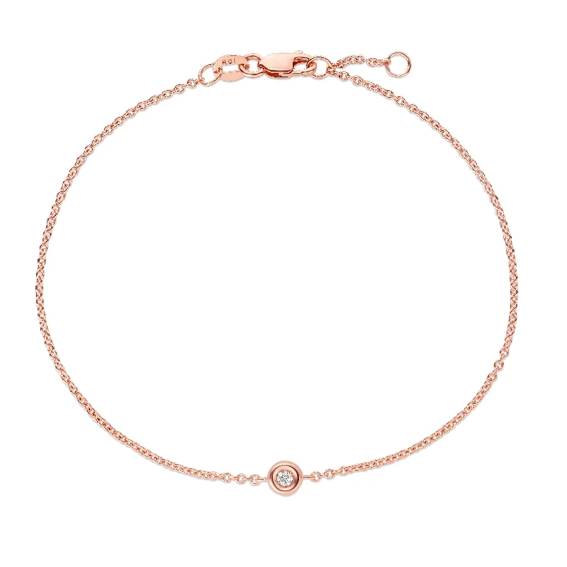 Get Ready To Sparkle – Special Jewelry Discounts 14K Gold Solo Diamond Bracelets