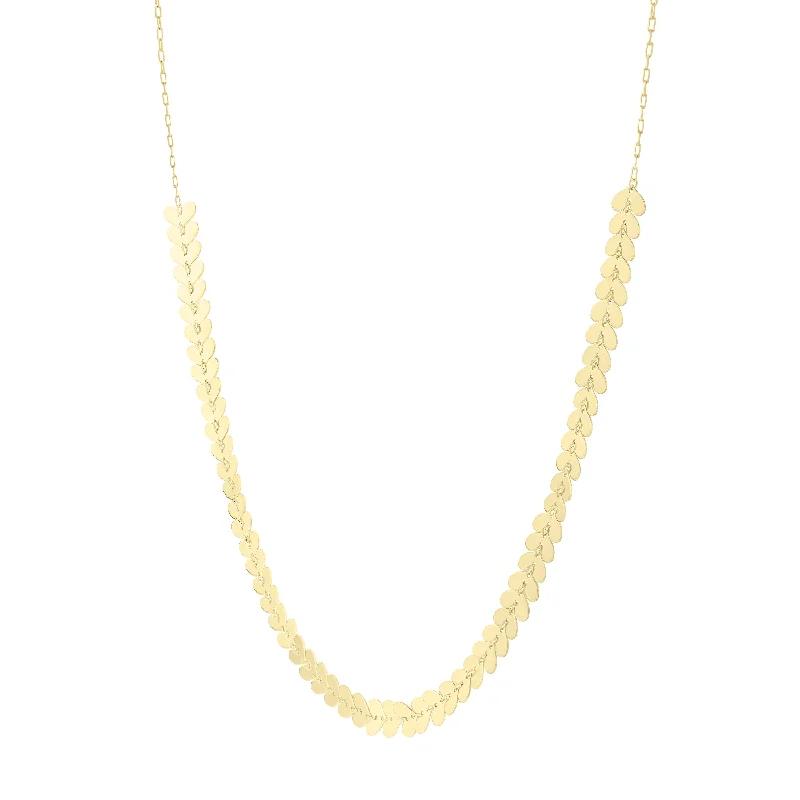 Stunning Jewelry Pieces At The Lowest Prices Ever 14K Polished Heart Link Chain Bracelet