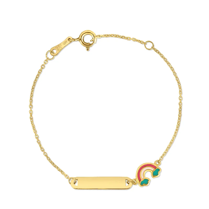Unique Jewelry For Less – Shop The Sale Now 14K Rainbow Childrens Bracelet