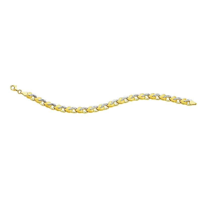 Luxury Jewelry Clearance – Shop Premium Styles Now 14K Two-tone Gold Stampato Bracelet
