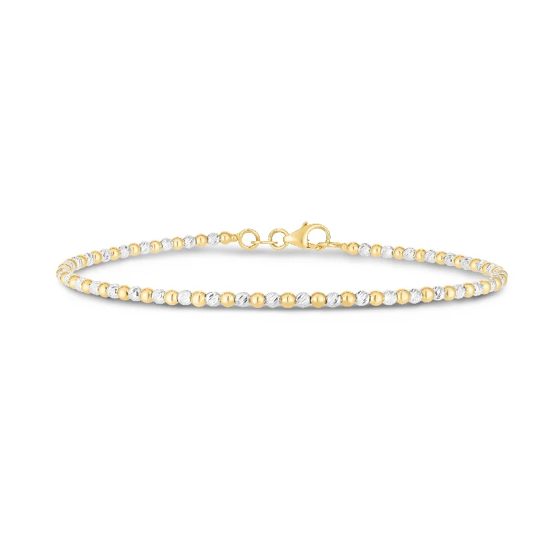 Unmissable Jewelry Sale – Shop Before It's Too Late 14K Two-tone Pallina Bead Bracelet