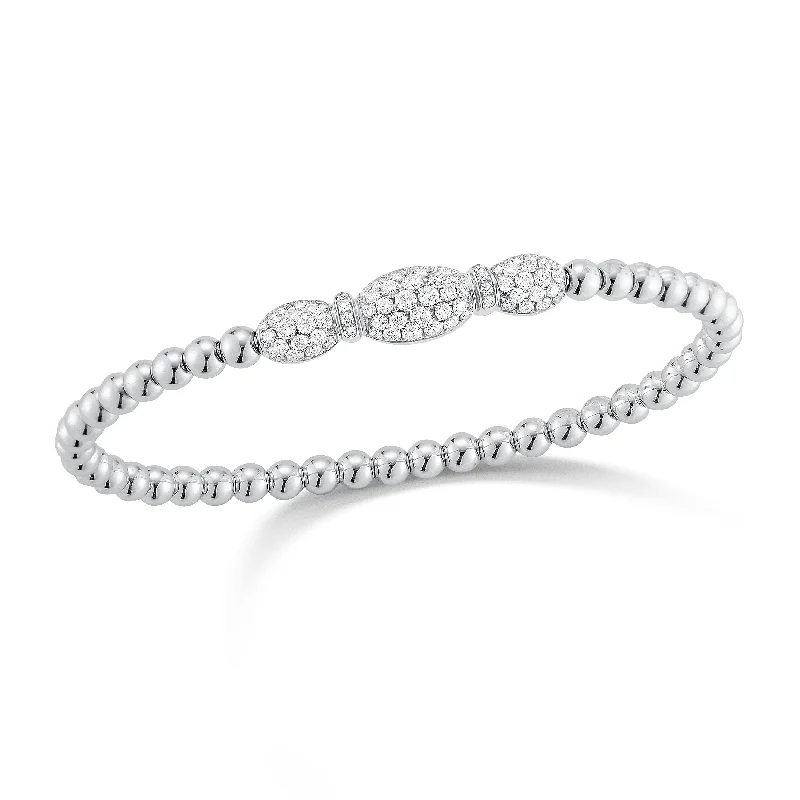High-End Sparkle, Low-End Prices – Jewelry Sale Live Diamond Bead Stretch Bracelet