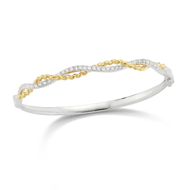 Jewelry Deals That Outshine The Rest Diamond Twist Bangle Bracelet