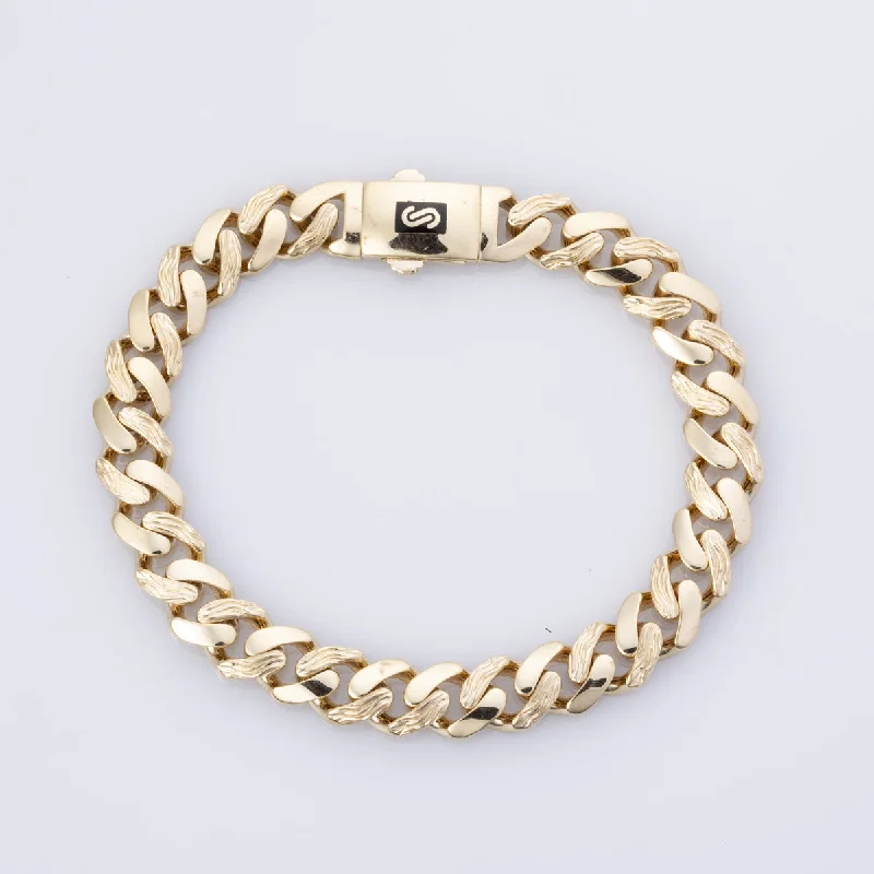 Adjustable Charm Bracelets For A Perfect Fit 18k Yellow Gold Curb Chain Bracelet  | 8" |