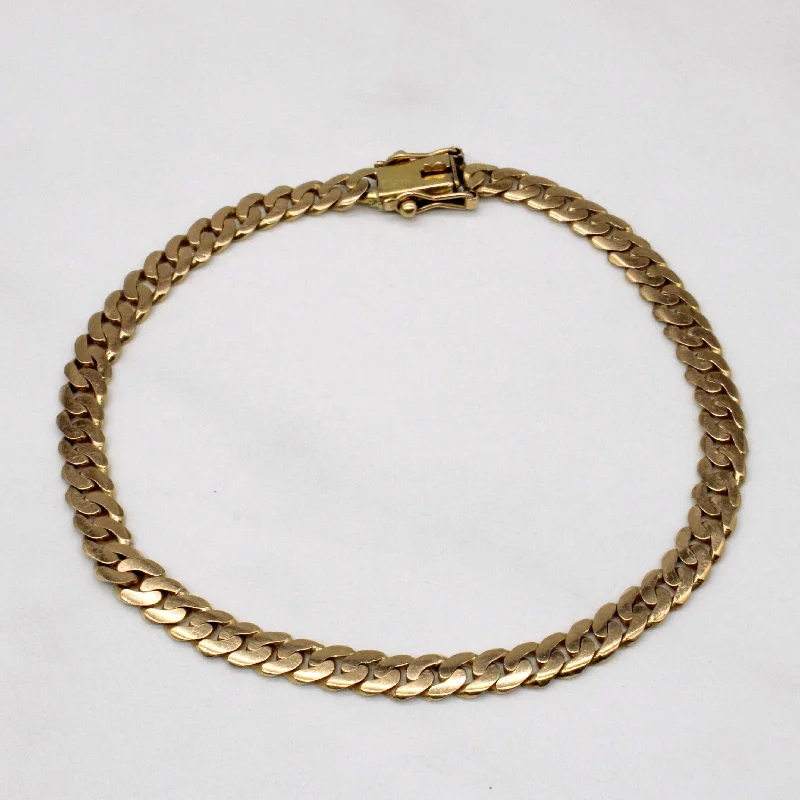Limited-Stock Jewelry Sale – Once It's Gone, It's Gone 18k Yellow Gold Cuban Link Bracelet | 8" |