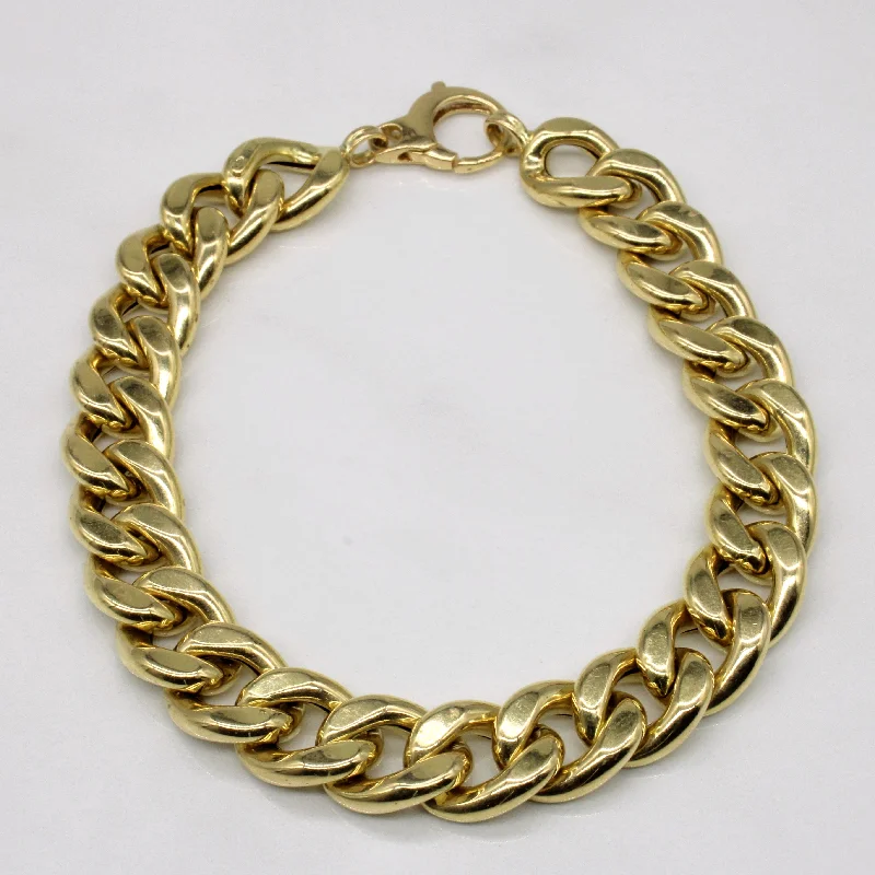 Shop Fine Jewelry With Exclusive Savings 18k Yellow Gold Cuban Link Bracelet | 8" |