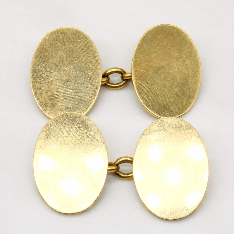 Unmissable Jewelry Clearance – Final Reductions 18k Yellow Gold Cufflinks
