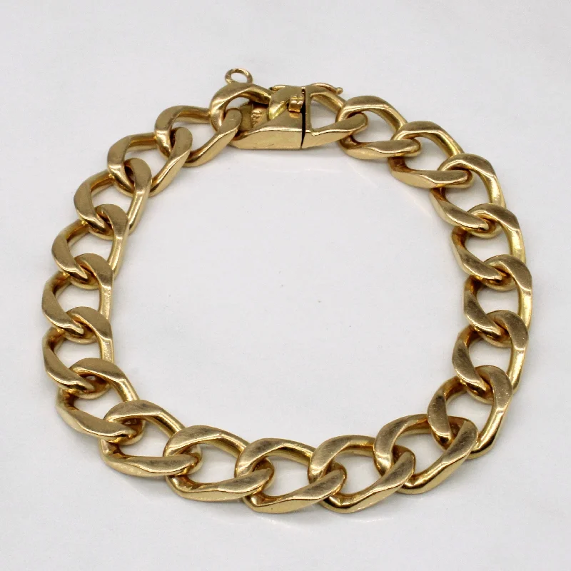 Grab Your Favorite Jewelry At The Lowest Prices 18k Yellow Gold Curb Link Bracelet | 7.5" |