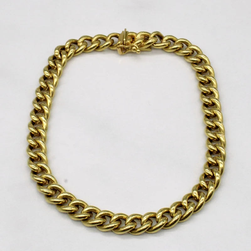Chic And Stylish Jewelry At Exclusive Prices 18k Yellow Gold Curb Link Bracelet | 7.5" |