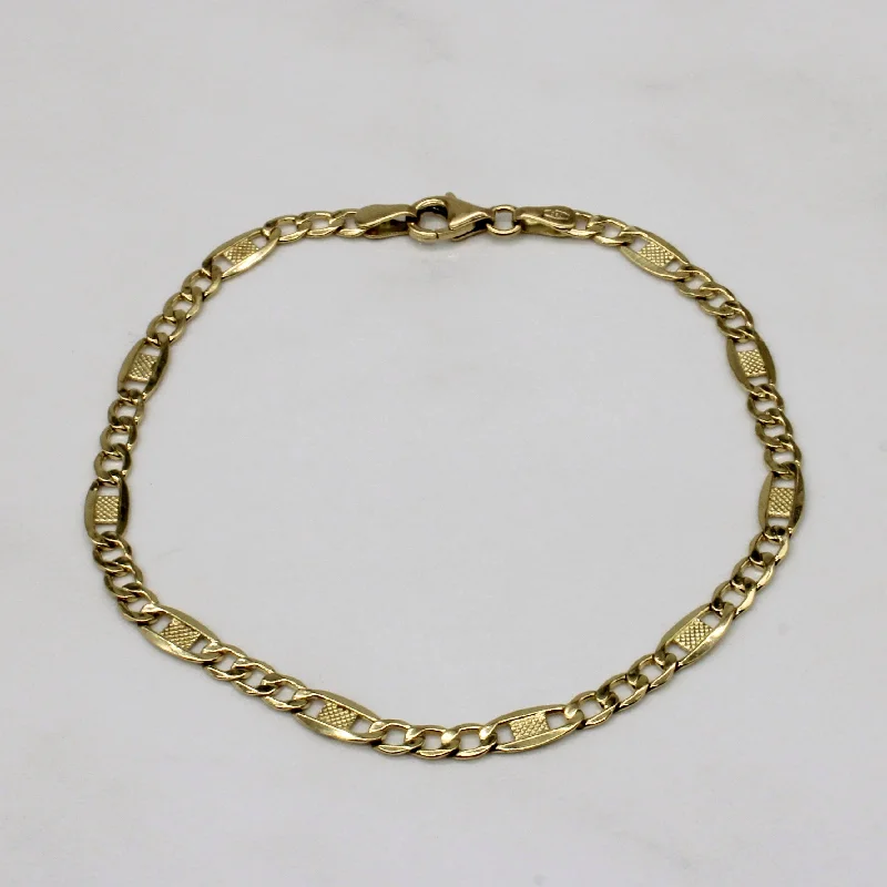 Bestselling Jewelry Now On Sale – Elevate Your Look 18k Yellow Gold Figarucci Link Bracelet | 7" |