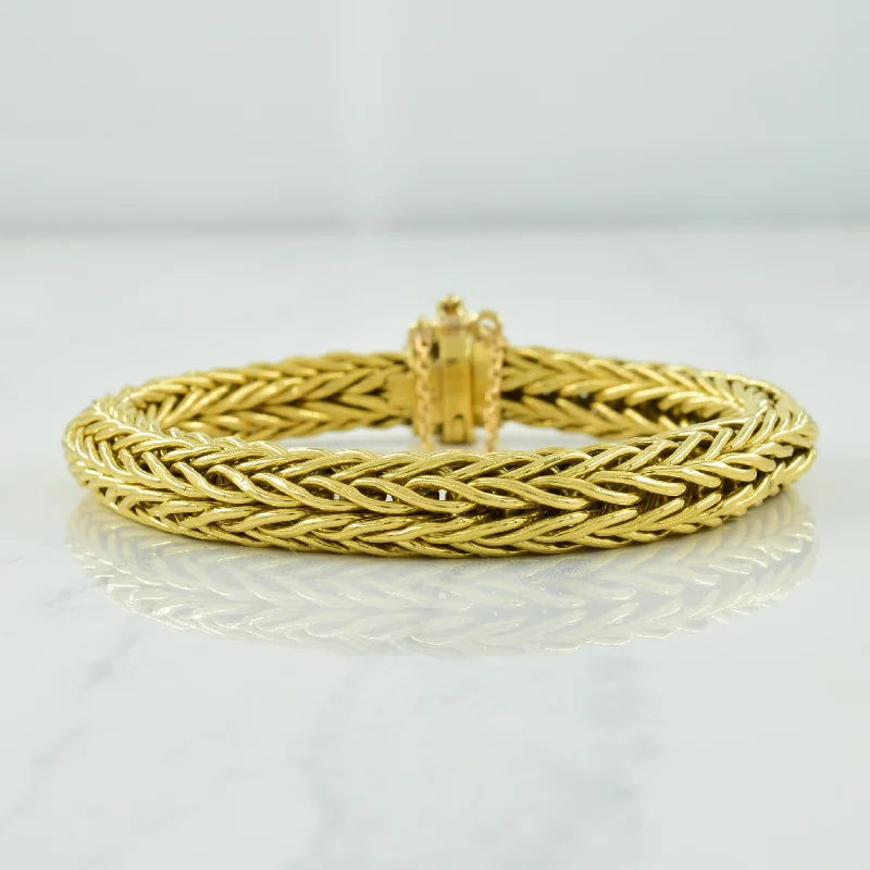 Bestselling Jewelry At Special Promotional Rates 18k Yellow Gold Foxtail Chain Bracelet | 8.75" |