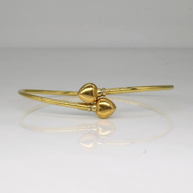 Timeless Jewelry At Special Discount Rates 18k Yellow Gold Heart Bracelet | 8" |