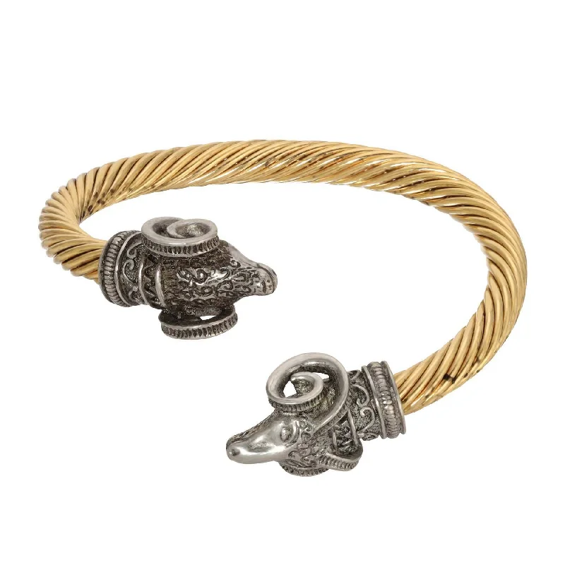 Bold And Beautiful Jewelry Now At Irresistible Prices 1928 Jewelry Amun Rams Head Open Bangle Cuff Bracelet
