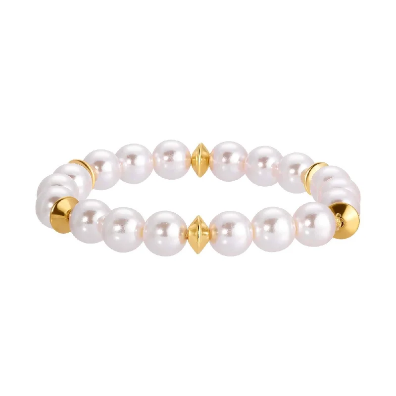 Stunning Jewelry Pieces At The Lowest Prices Ever 1928 Jewelry Aurelia Glass Faux Pearl Stretch Bracelet