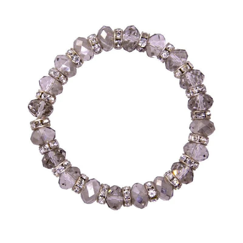 Exclusive Gemstone Jewelry Markdowns – Shop Now 1928 Jewelry Black Diamond Crystal Stretch Bracelet
