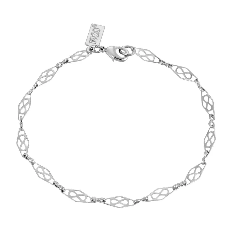 Must-Have Jewelry At Unbelievable Discounts 1928 Jewelry Diamond Design Chain Bracelet 7 Inch